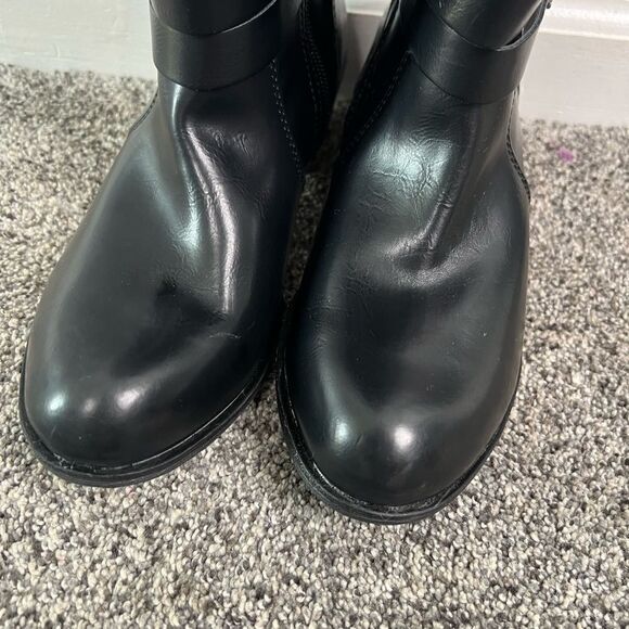 Sz 7M St. John’s Bay Black under the knee Boots Brand New $80 MSRP - Picture 9 of 11